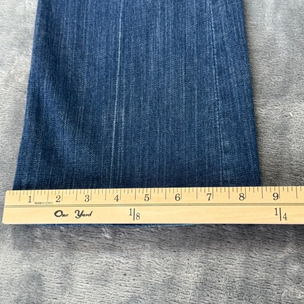 Express Stella Boot Cut Jeans Womens 2R Dark Wash‎ Low Rise Denim Blue 55285